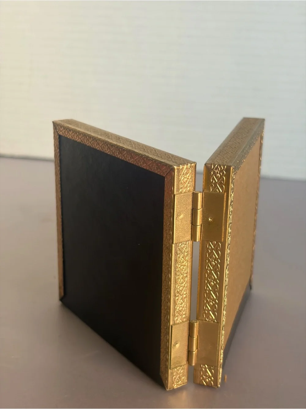 Gold Double Square Hinged Frame - Home Accents